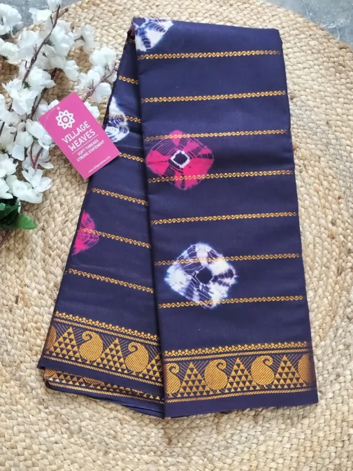 Veldhari bandhani sungudi saree